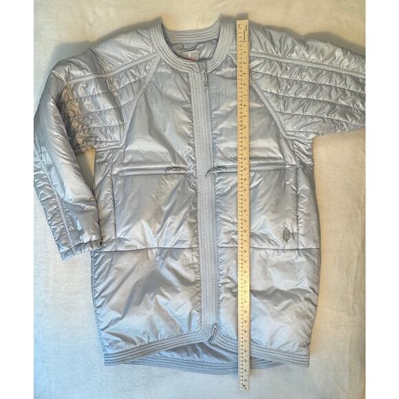 Free People Movement Ice Blue Down Packable Liner Jacket Coat XS NEW Oversized - Picture 9 of 15